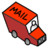 Little Red Mail Truck